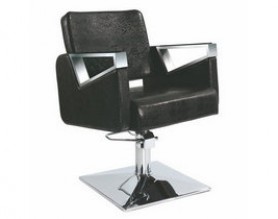 Customized Black Hydraulic Swivel Salon Hair Styling Chair for Barber Shop