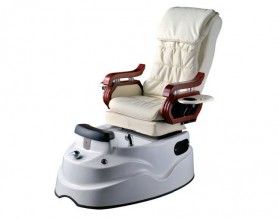 Luxury white foot massage whirlpool spa pedicure chair with bowl and jet