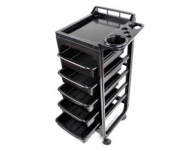 Plastic design hairdressing tool carts salon trolley with trays barber equipment factory