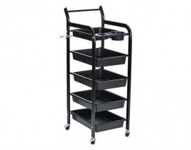 Popular Beauty Salon Spa Styling Station Trolley Equipment Storage Tray Cart with wheels