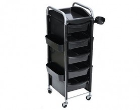 Wholesale Rolling Utility Storage Tray Cart Hair Salon furniture Trolley Barber Station
