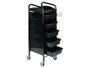 Mobile hairdressing tool rolling tray cart salon stylist special trolley on wheels