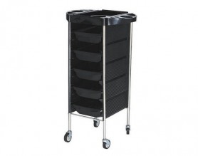 South Africa Wholesale Mobile Beauty Storage Cart Salon Hairdresser Rolling Trolley Barber Furniture
