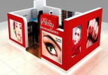 Customized Design Mall Salon Nail Art Bar Kiosk Make Up station display table