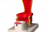King Queen throne manicure bowl chair pedicure station