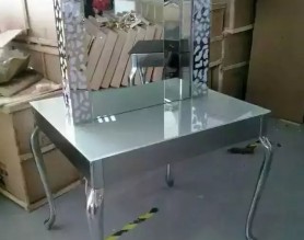 Beauty Make Up Salon Mirror Table Styling Station with LED light for Dressing room