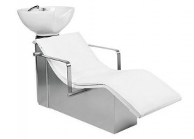Luxury design white shampoo chair hair backwash unit