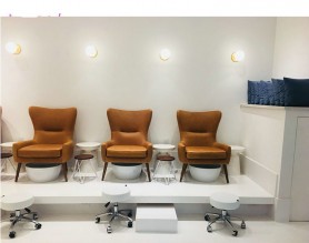 Nail salon furniture manicure sofa salon spa bowl pedicure chair for foot massage
