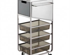 Gold Steel Hair Salon Holders Trolley Barber Station Beauty Nail Cart Pedicure Tools Storage Cabinet China