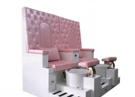 Luxury high back salon pedicure foot massage bowl chair nail bar tub bowl manicure sofa spa station