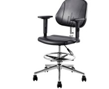 Anti-Static lifting PU foam swivel ESD armrest office chair backrest laboratory stool factory work seating wheels