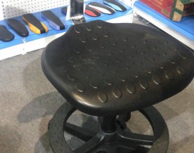 Ergonomic ESD metal PU foam laboratory office task chair operator anti-static industrial workshop stool