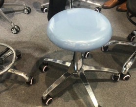 China ESD Swivel Lab Stool PU Foam Office Chairs Industrial Adjustable Working Anti-static Safety Seating