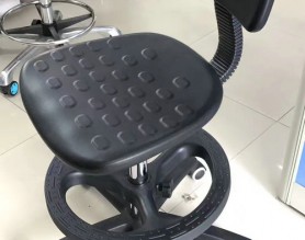 Industrial Metal Workshop Adjustable ESD Anti-static Factory PU Foam Chair Laboratory Stool Cleanroom Seating