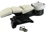 Luxury electric shampoo chair hair backwash equipment salon massage furniture foldable bed