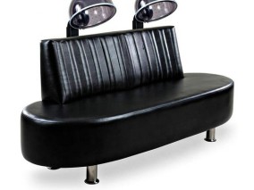 Hood hair steamer salon couch client reception styling chair beauty dryer sofa customer waiting bench