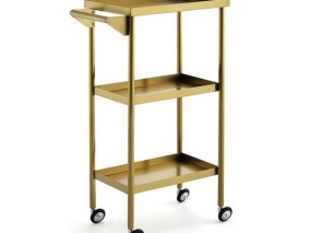 China Steel Beauty Manicure Nail Salon Facial Pedicure Tools Storage Cart Barber Hairdressing Trolley