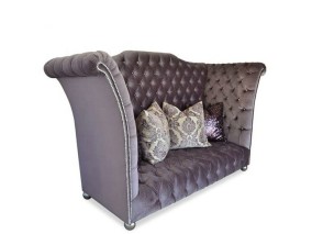 Queen spa nail throne client manicure pedicure waiting sofa leisure reception chair beauty salon customer couch