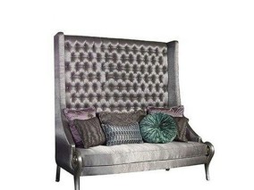 Living room nail client lounge reception chair beauty salon customer couch manicure pedicure waiting sofa