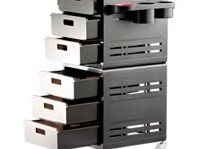 Cheap Beauty Salon Manicure Nail Spa Pedicure Tools Storage Cart Cabinet Drawers Facial Hairdressing Trolley Styling Station