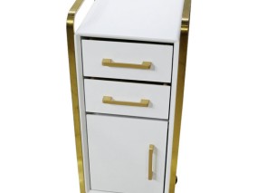 Stainless steel Beauty Manicure Nail Salon Facial Pedicure Cart Barber Hairdressing Trolley with Storage Drawers