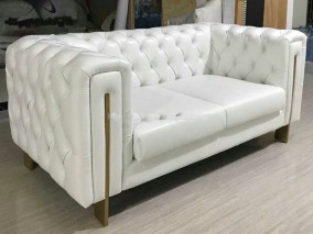 Modern nail club client reception chair beauty salon couch pedicure lounge waiting sofa customer bench