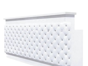 Amazon spa nail beauty table station leather front salon reception desk checkout counter commercial furniture