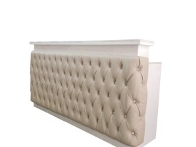 Marble stone spa nail bar club beauty table station front salon reception desk checkout cashier counter