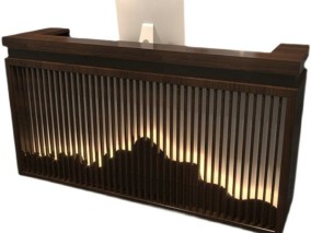 IKEA black spa nail pedicure bar club customer checkout cashier counter beauty table front salon reception desk