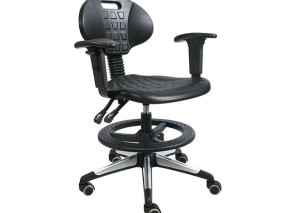 Ergonomic ESD Industrial Factory Workshop Rolling Chair Metal Anti-Static Swivel Office Seating Laboratory Stool
