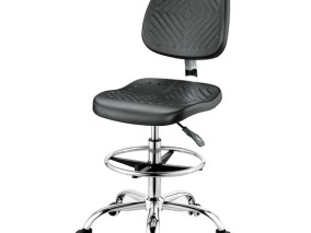 Metal Steel Adjustable ESD Workshop Task Seating Anti-static Office Computer Chair Laboratory Stool Casters