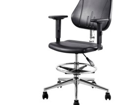 Anti-Static lifting PU foam swivel ESD armrest office chair backrest laboratory stool factory work seating wheels