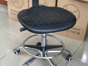 Adjustable ESD backrest workshop seating anti-static hospital swivel task armchair clean room laboratory stool