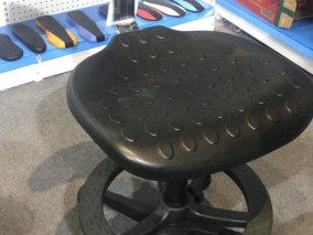 Ergonomic ESD metal PU foam laboratory office task chair operator anti-static industrial workshop stool