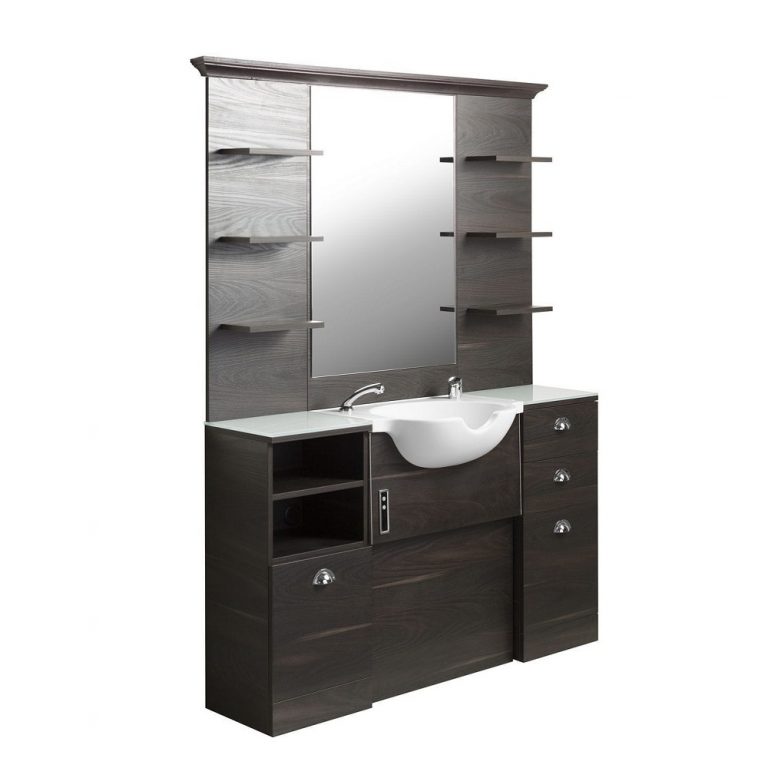 Cheap barber shop makeup mirror styling station Alibaba Salon