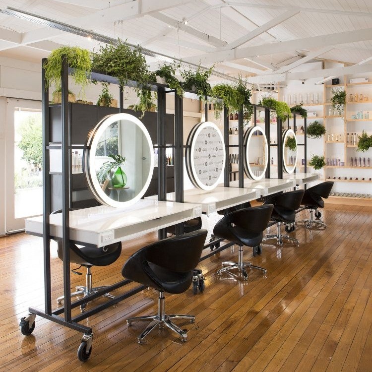 double sided salon stations