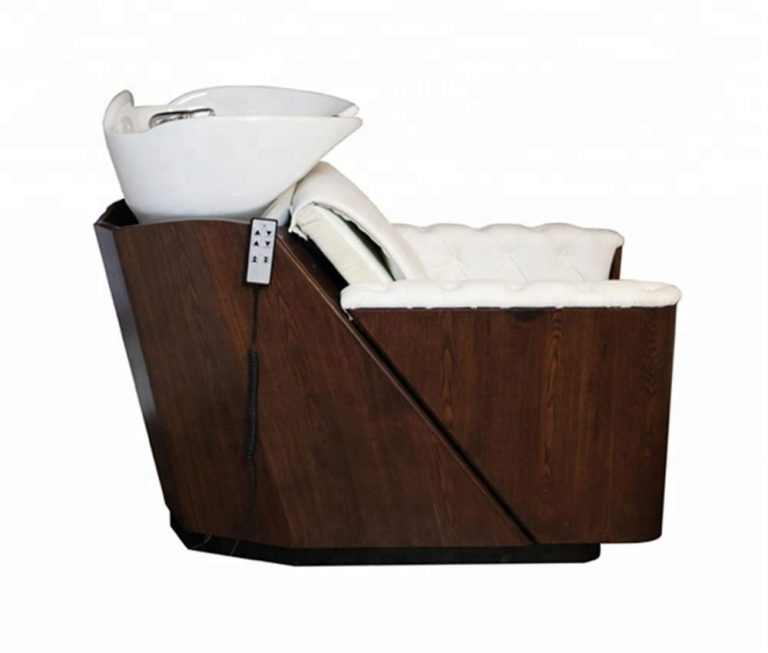 Electric adjustable hair backwash bed shampoo bowl chair Alibaba
