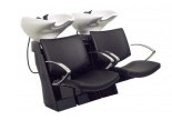 Double Seat Shampoo Units Beauty Salon Hair Washing Chairs