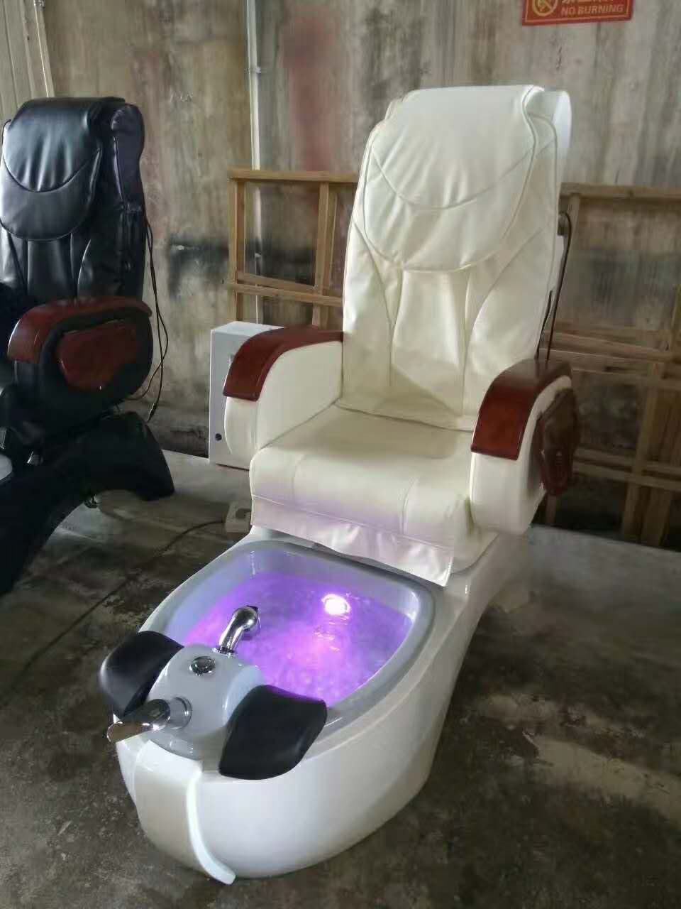 Whirlpool foot spa massage pedicure chair with bowl | Alibaba Salon ...